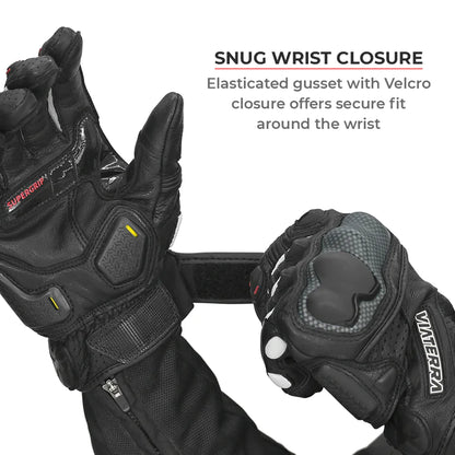 Shifter–Short Motorcycle Riding Gloves by Viaterra