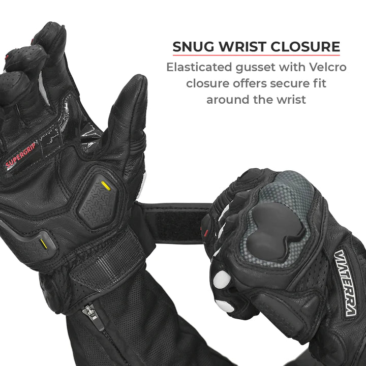 Shifter–Short Motorcycle Riding Gloves by Viaterra