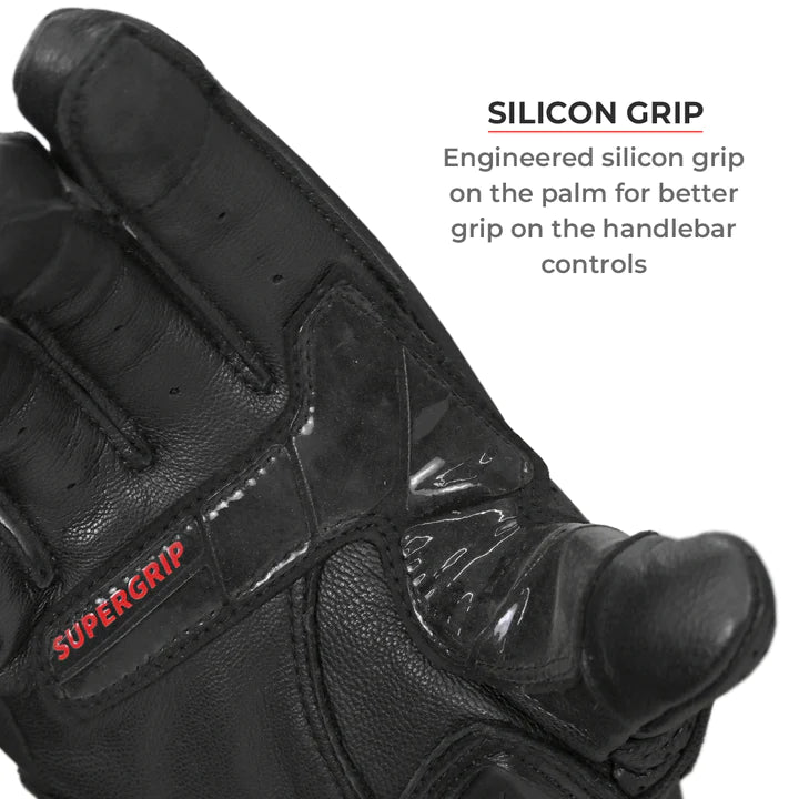 Shifter–Short Motorcycle Riding Gloves by Viaterra