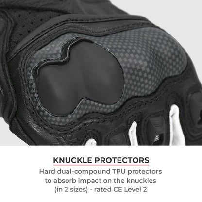 Shifter–Short Motorcycle Riding Gloves by Viaterra