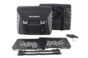Side cases 70L Per Pair X Travel (Universal with Plates) - Hepco Becker - 640630 00 01