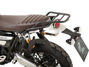 Side cases C-Bow (Left Side Black) Triumph Scrambler 1200 XE / XC Carrier - Hepco Becker - 6317588 00 01L/6317587 00 01L