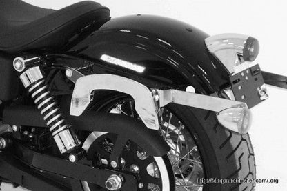 Side cases Carrier C-Bow Chrome Harley Davidson - Hepco Becker - 630722 00 02