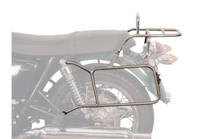 Side cases + Top case Set Permanently Fixed (Chrome) Triumph Bonneville T100 SE Carrier - Hepco Becker - 650774 00 02