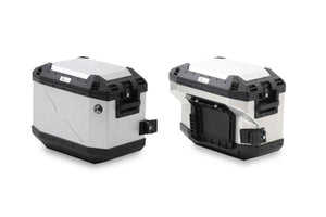 Sidecase 2N (1N 37L +1N 40L) Xplorer Cutout Series Aluminium – Hepco Becker – BUN (ALUCUTOUT)