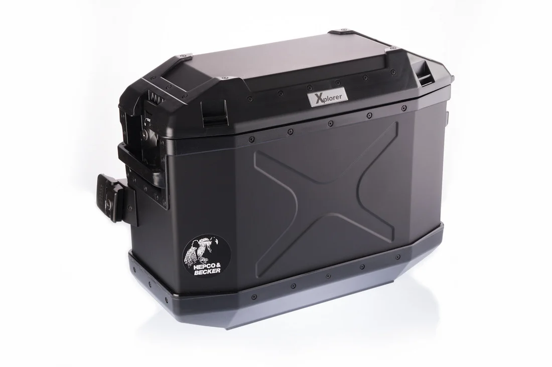 Sidecase 30 Alu Xplorer Black – Right & Left (33L x 2N) – Hepco Becker – BUN HB XP 30 SIDE BLACK