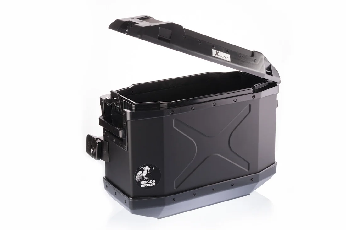 Sidecase 30 Alu Xplorer Black – Right & Left (33L x 2N) – Hepco Becker – BUN HB XP 30 SIDE BLACK