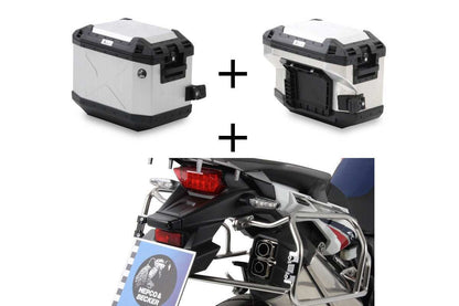 Sidecase Cutout Series Carrier for V Strom 1050 and 1000 – Hepco Becker – 6517536 00 22-00-40
