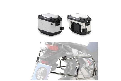 Sidecase Cutout Series Carrier for V Strom 1050 and 1000 – Hepco Becker – 6517536 00 22-00-40