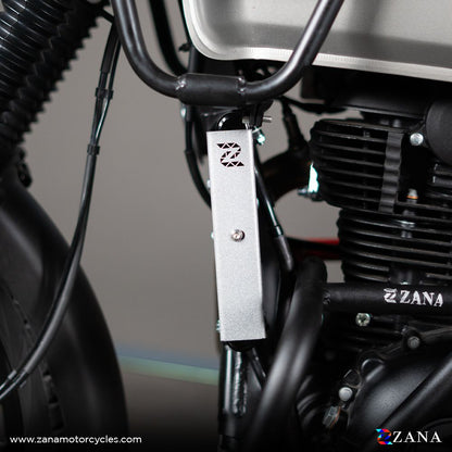 Silver Radiator Guard Honeycomb for Scram 411 & Himalayan BS-3/4/6-(Half) by ZANA-ZI-8207