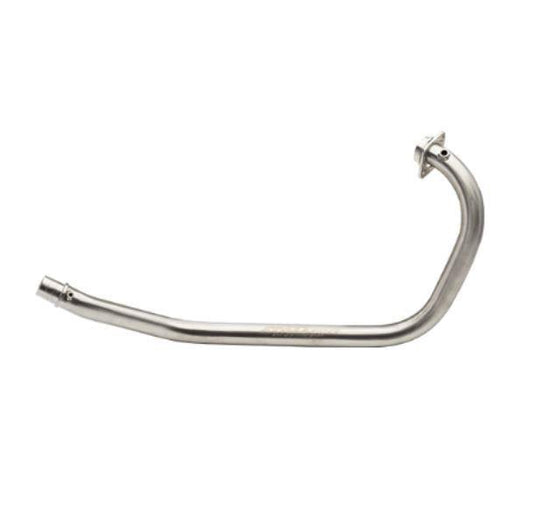 Silver Satllion-Bend Pipes (Brushed) For Triumph-Blaze