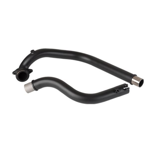 Silver Stallion-Bend Pipes (Black-Matte) For Himalayan 450 Guerrilla