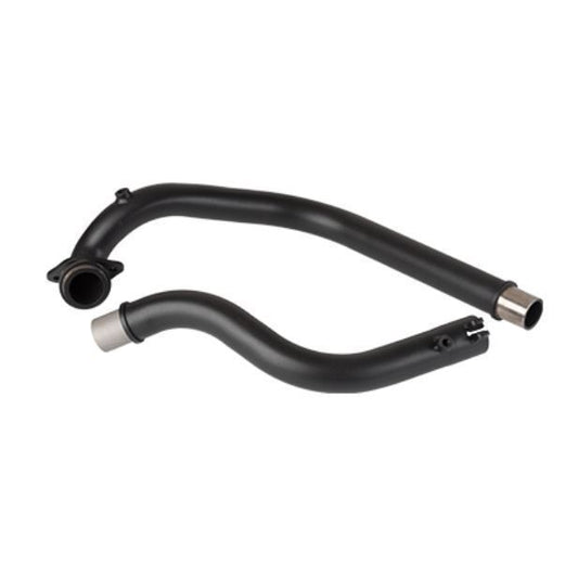Silver Stallion-Bend Pipes (Black-Matte) For Himalayan 450 Guerrilla