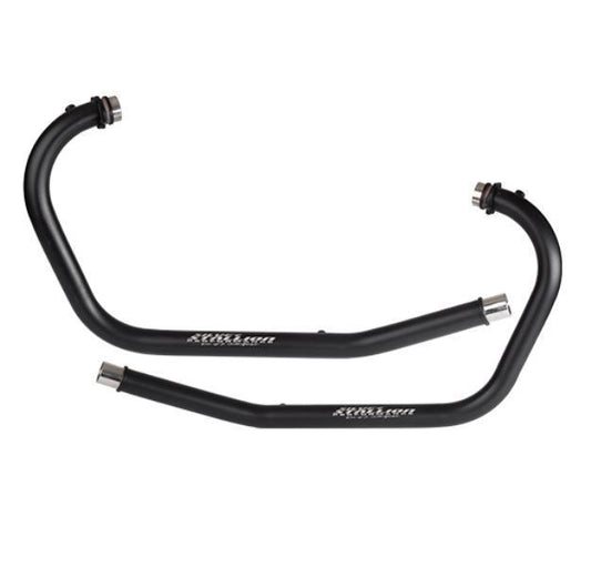 Silver Stallion-Bend Pipes (Black-Matte) For Shotgun (Roadking)