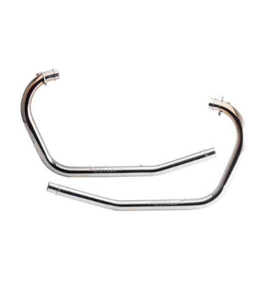 Silver Stallion-Bend Pipes (Silver) For Super Meteor