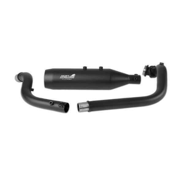Silver Stallion Exhaust For Royal Enfield Himalayan 450 / Guerrilla-Black Matte(Cross Country Full system)