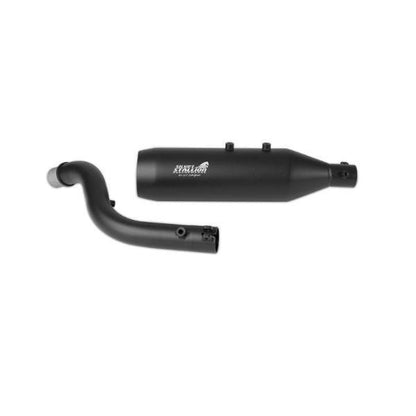 Silver Stallion Exhaust For Royal Enfield Himalayan 450 / Guerrilla-Black Matte(Cross Country)