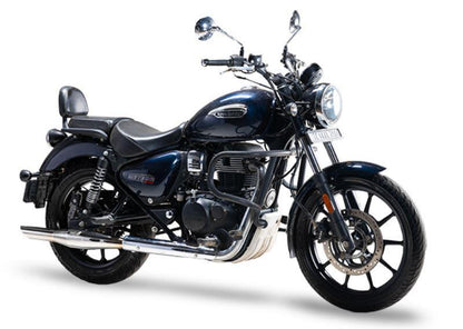 Silver Stallion Exhaust For Royal Enfield Reborn / Meteor 350-Silver