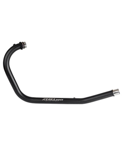 Silver Stallion Free Flow Bend Pipe For RE Interceptor GT 650 - Black Matt