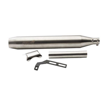 Silver Stallion-Performance Exhaust (Brushed) For BSA Goldstar 650-Ranger