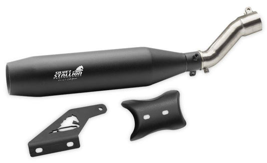 Silver Stallion Performance Exhaust for Triumph Speed 400 -Matte Black