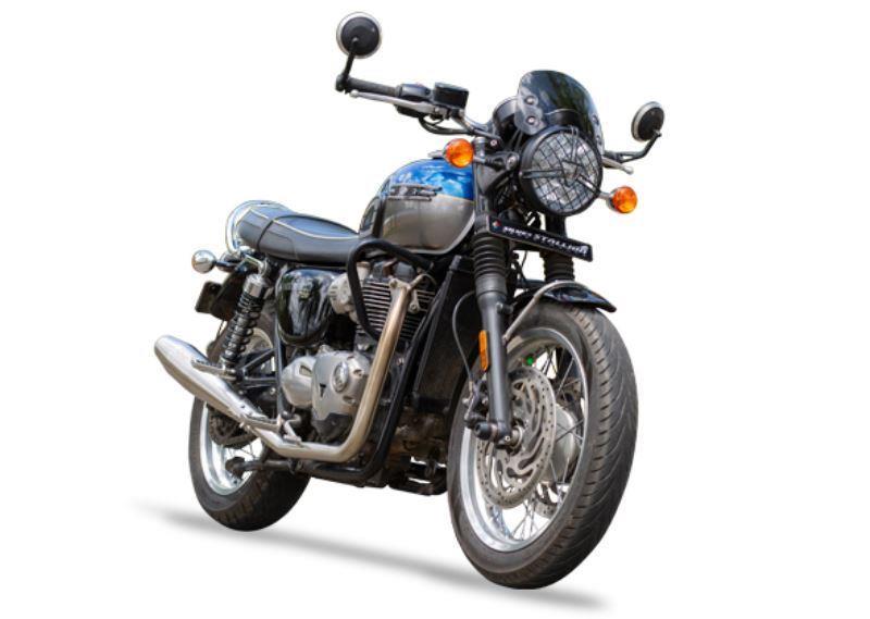 Silver Stallion-Full System For Triumph Bonne T120 | (1200)-Silver