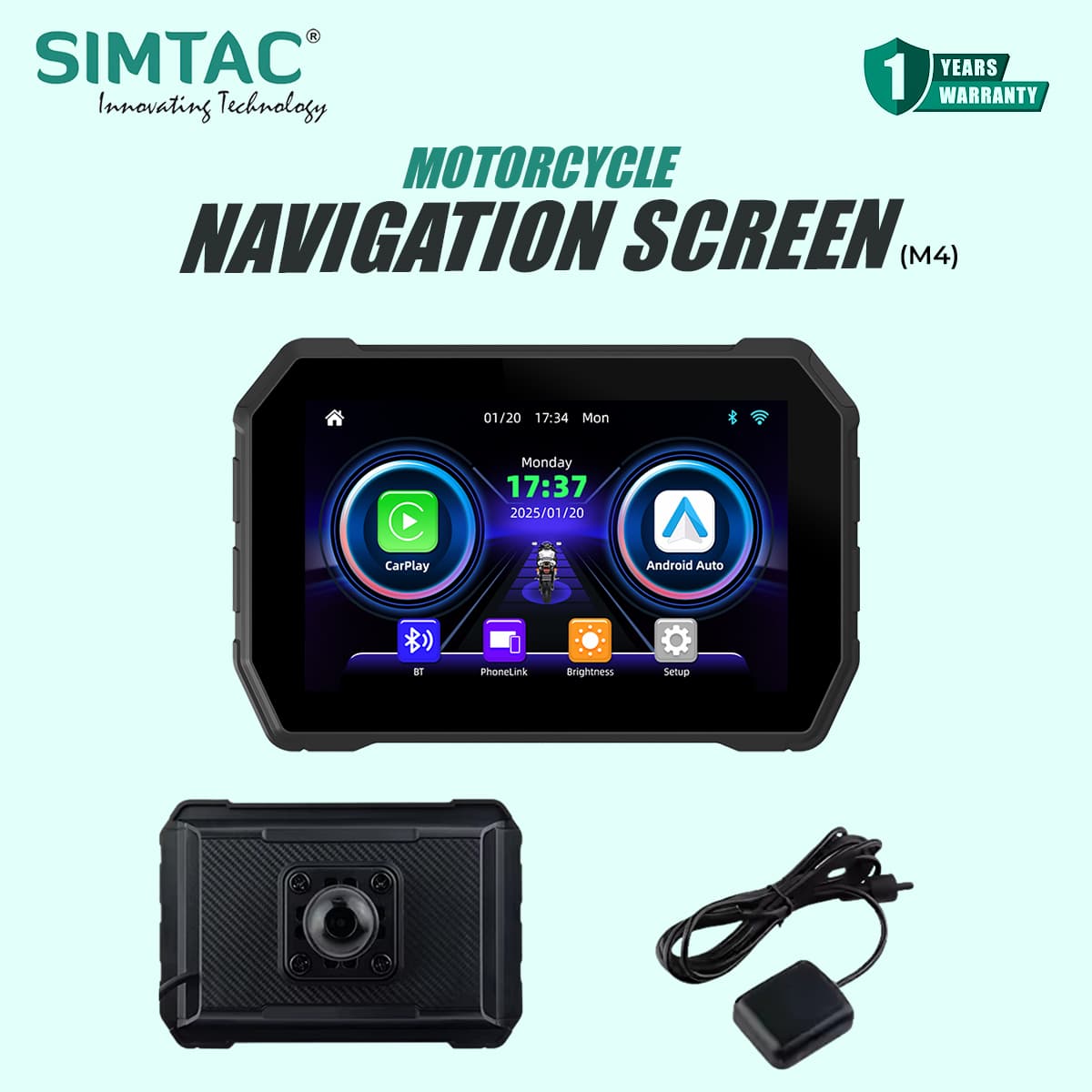 Simtac Motorcycle 5 Navigation System-M4