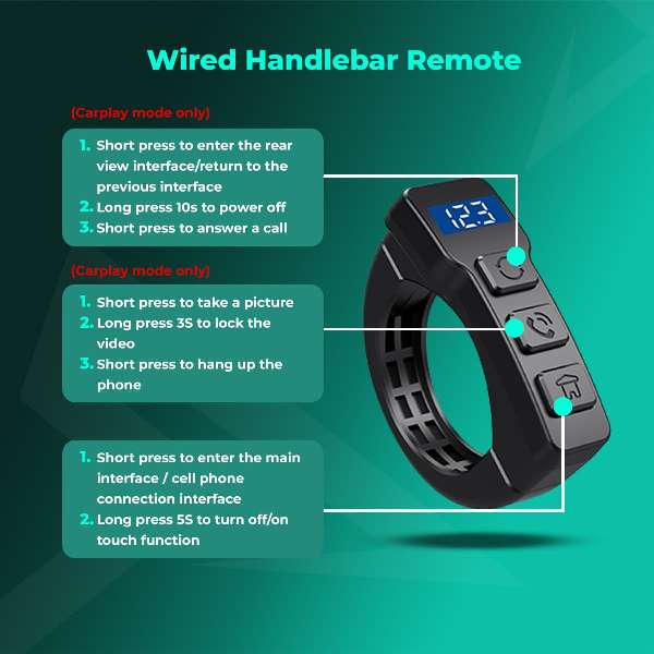 Simtac Motorcycle Navigation System-M10D