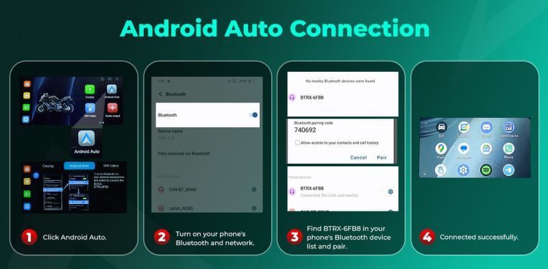 Simtac Motorcycle Navigation System-M10D