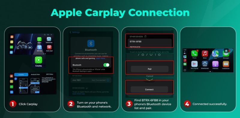 Simtac Motorcycle Navigation System-M10D