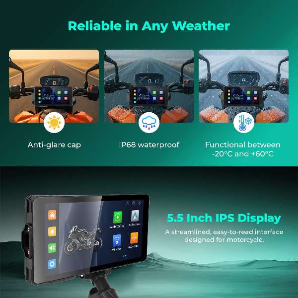 Simtac Motorcycle Navigation System-M10D