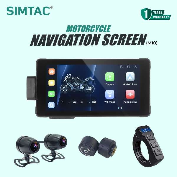 Simtac Motorcycle Navigation System-M10DT