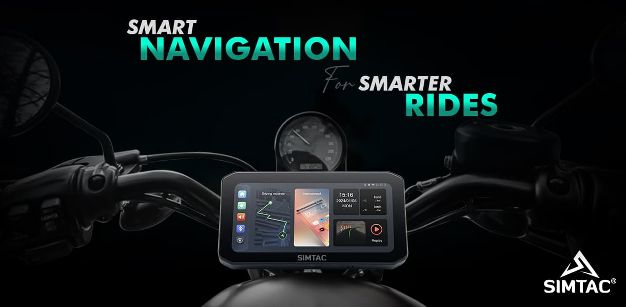 Simtac Motorcycle Navigation System-M6DT