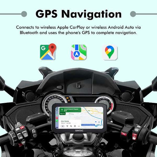 Simtac Motorcycle Navigation System-M6DT