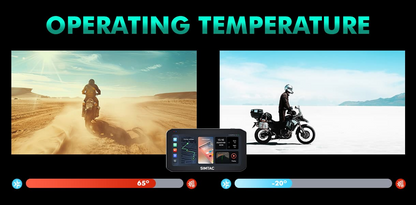 Simtac Motorcycle Navigation System-M6DT