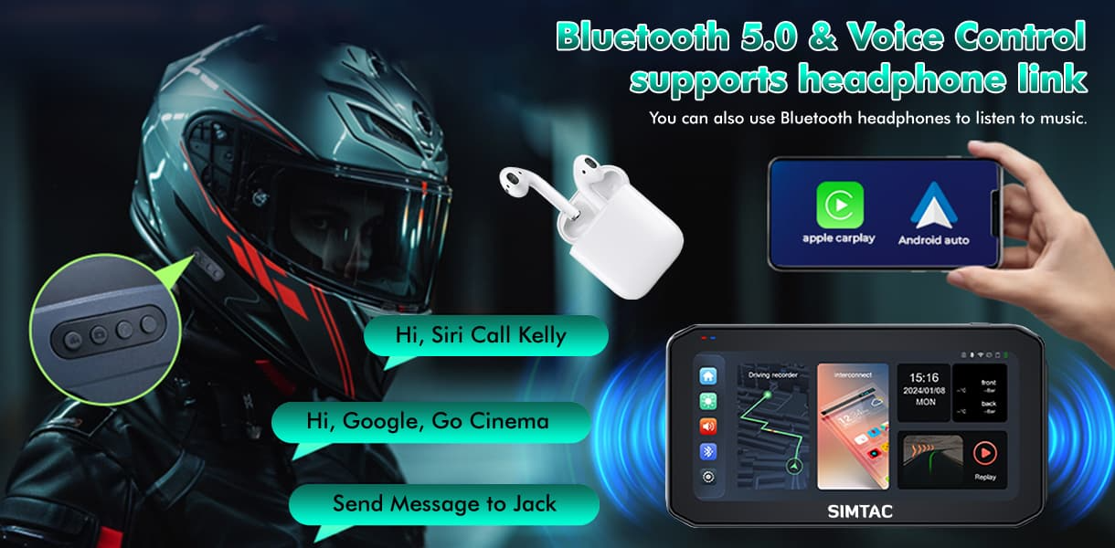 Simtac Motorcycle Navigation System-M6DT