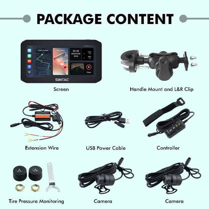 Simtac Motorcycle Navigation System-M6DT