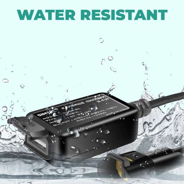 Simtac Rapidride Quick Charger 3.0 With Universal Fitment For Bikes &amp; Scooters - UAC3-SL6