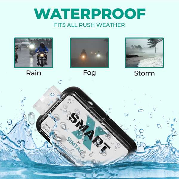 Simtac -Royal Enfield Himalayan &amp; Scram 411 Switchless Smart-X Hazard Flasher (REH-SL6)