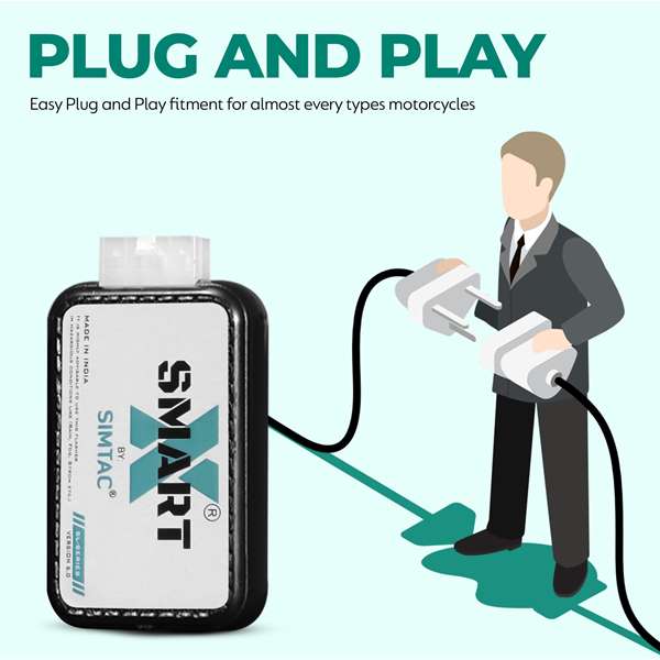 Simtac -Royal Enfield Himalayan &amp; Scram 411 Switchless Smart-X Hazard Flasher (REH-SL6)