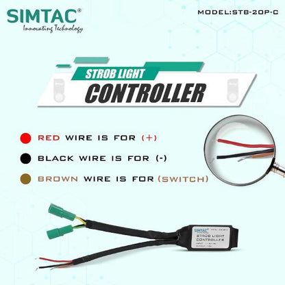 Simtac Strobe Lights Kit - For Bikes - STB