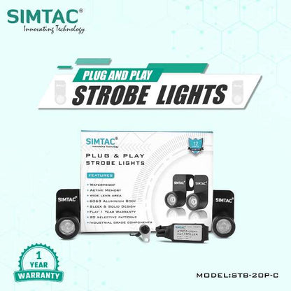Simtac Strobe Lights Kit - For Bikes - STB