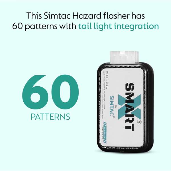 Simtac-Switchless Smart-x Hazard Flasher For Husqvarna Vitpilen 250 &amp; Svartpilen 250 (HVS-SL6)