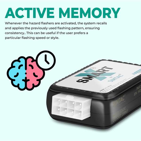 Simtac-Switchless Smart-x Hazard Flasher For Husqvarna Vitpilen 250 &amp; Svartpilen 250 (HVS-SL6)
