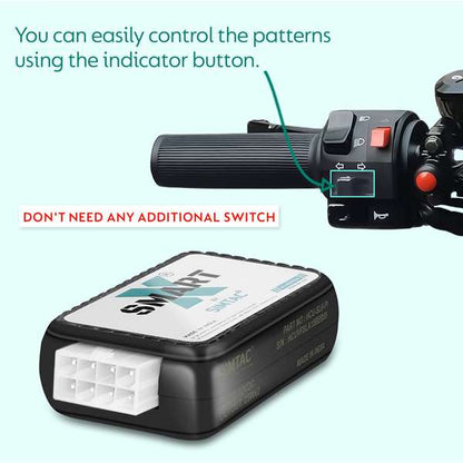 Simtac-Switchless Smart-x Hazard Flasher For Husqvarna Vitpilen 250 &amp; Svartpilen 250 (HVS-SL6)