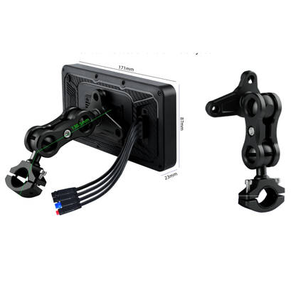 Simtac 6.0 inch IPS Motorcycle DVR and Navigation Screen - M10-PRO