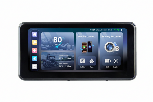Simtac 6.0 inch IPS Motorcycle DVR and Navigation Screen - M10-PRO