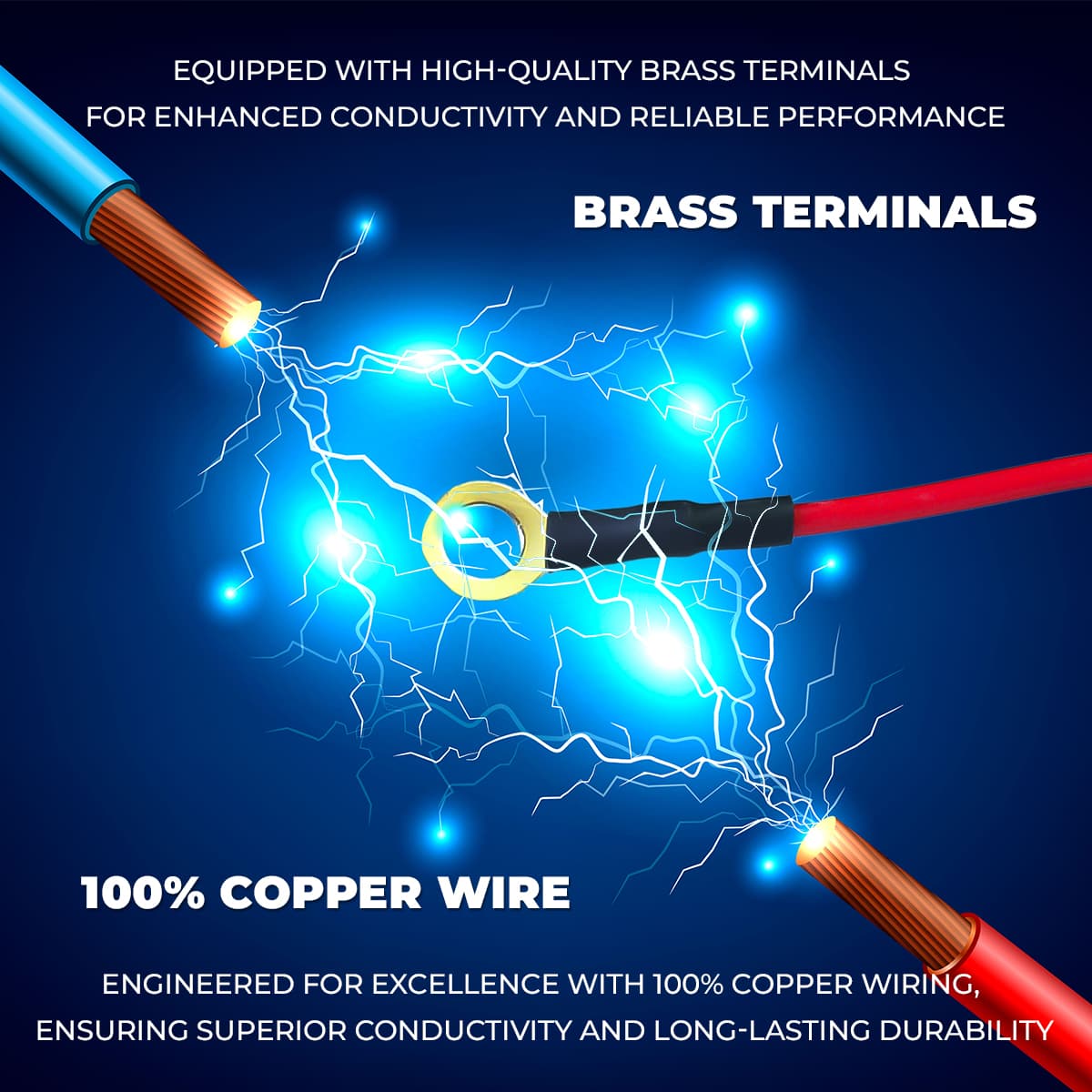 Simtac Auxiliary Lights Single Color Wiring Harness Kit without Flashing (FLH-1W)