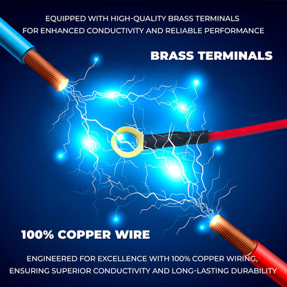 Simtac Auxiliary Lights Single Color Wiring Harness Kit without Flashing (FLH-1W)