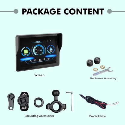 Simtac M2 Motorcycle Navigation Screen 5.0 Inch IPS Screen (Screen Only)